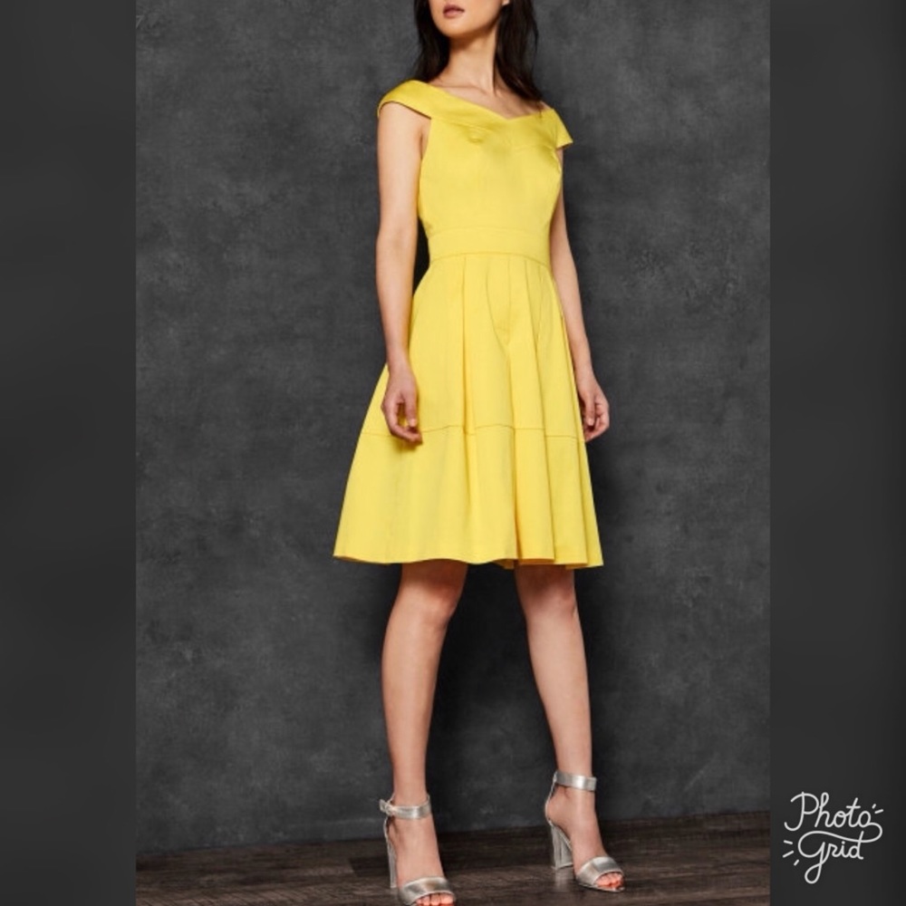 Ted Baker Jullee Off The Shoulder Dress- ChicEwe